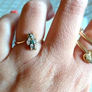 14k yellow gold Gem ring